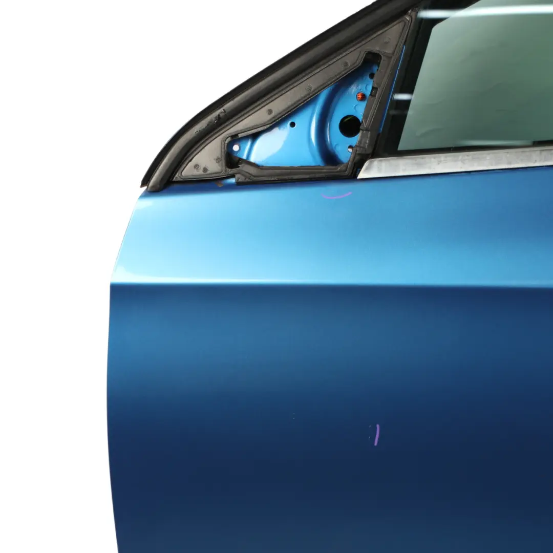 Door Front Left N/S A-Class South Seas Blue Metallic - 162 to Mercedes W176 with Part number A1767200105 Mercedes W176 Door Front Left N/S A-Class South Seas Blue Metallic - 162 - SKU A1767200105-SSB - Part number A1767200105