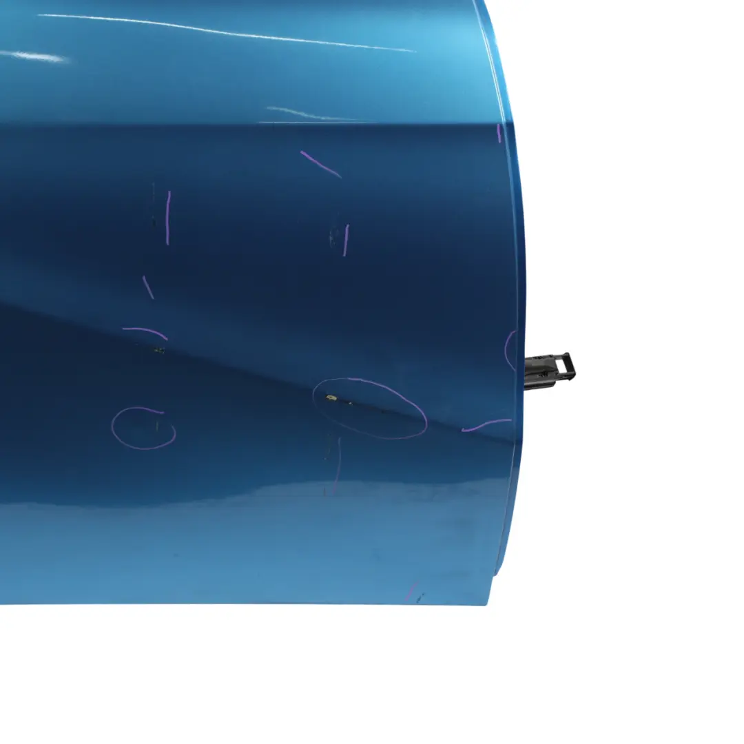 Door Rear Right O/S A-Class South Seas Blue Metallic - 162 to Mercedes W176 with Part number A1767300205 Mercedes W176 Door Rear Right O/S A-Class South Seas Blue Metallic - 162 - SKU A1767300205-SSB - Part number A1767300205