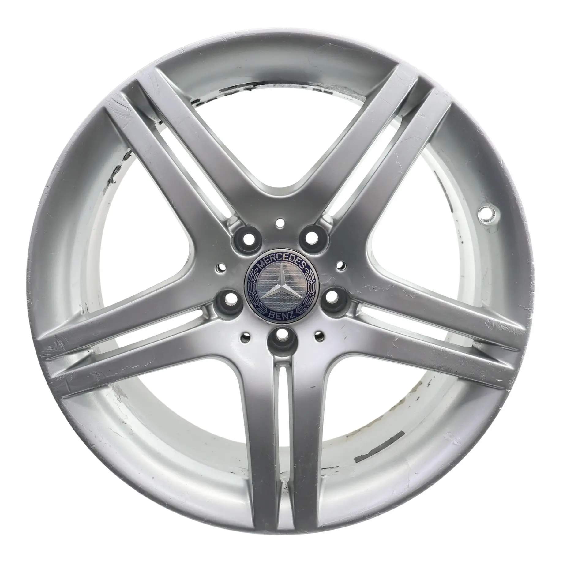 Mercedes W203 Argent 5-Double Rayon 18" ET:30 8,5J A2034015602