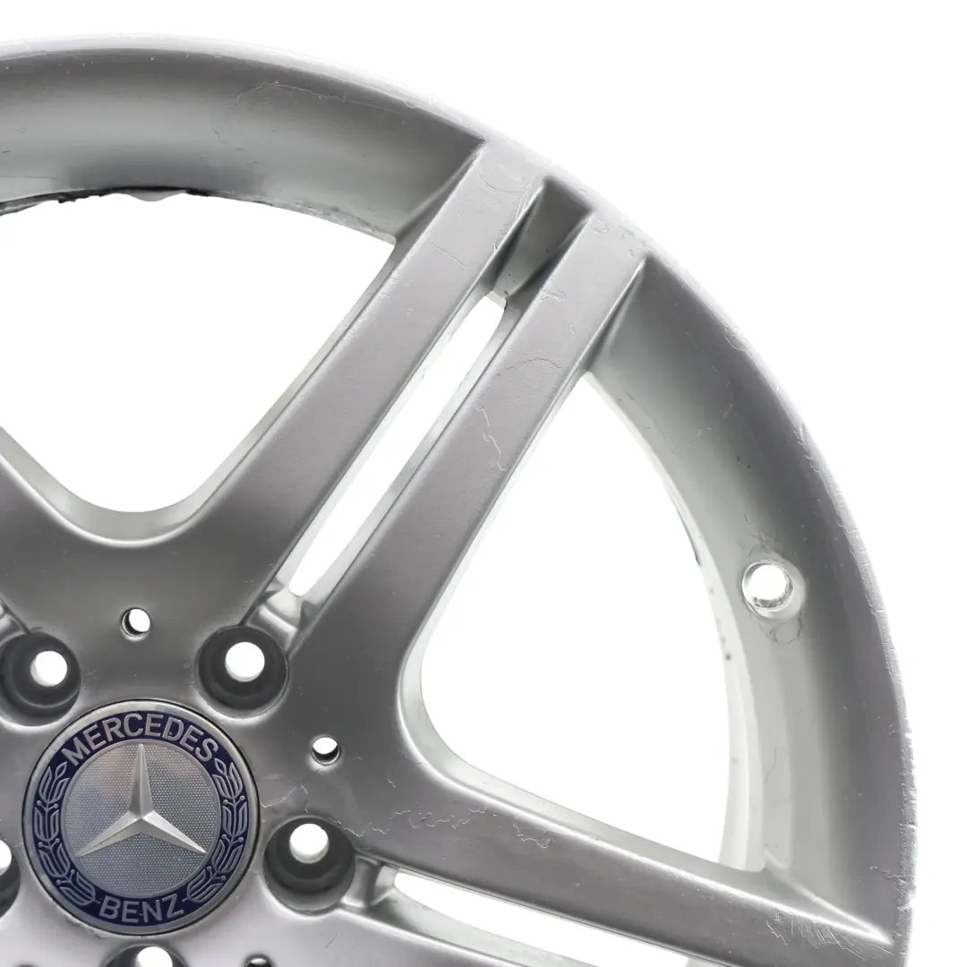 Mercedes W203 Argento A 5 Doppie Razze 18" ET:30 8,5J - SKU A2034015602-1 - Numero di parte A2034015602