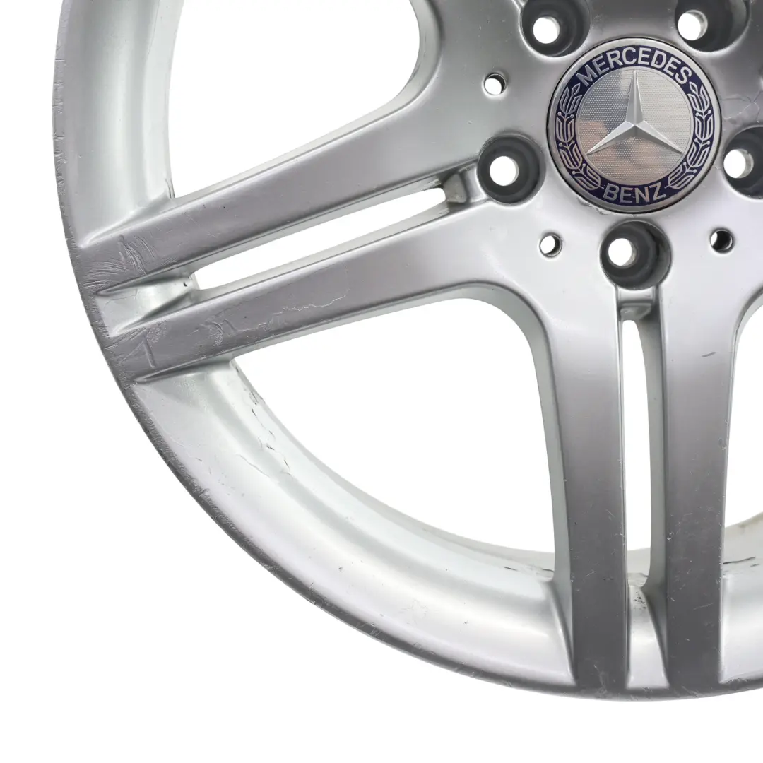 Mercedes W203 Silber 5-Doppelspeiche 18" ET:30 8,5J - SKU A2034015602-1 - Teilenummer A2034015602