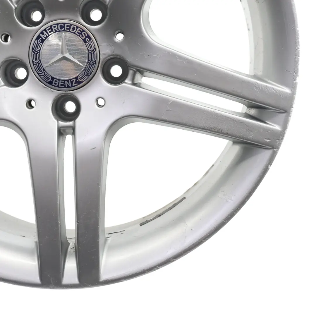 Mercedes W203 Argento A 5 Doppie Razze 18" ET:30 8,5J - SKU A2034015602-1 - Numero di parte A2034015602