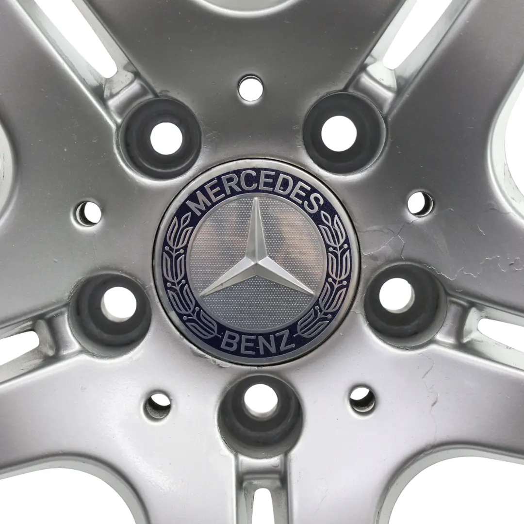 Mercedes W203 Silber 5-Doppelspeiche 18" ET:30 8,5J - SKU A2034015602-1 - Teilenummer A2034015602