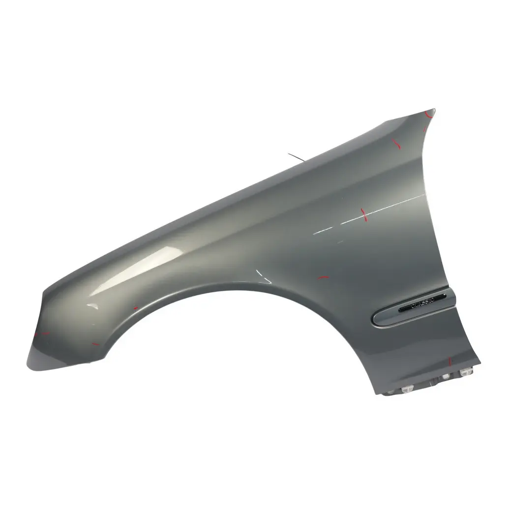 Mercedes W203 Side Panel Front Left N/S Wing Fender Perlite Grey Metallic - 747 - SKU A2038800318-PGR - Part number A2038800318