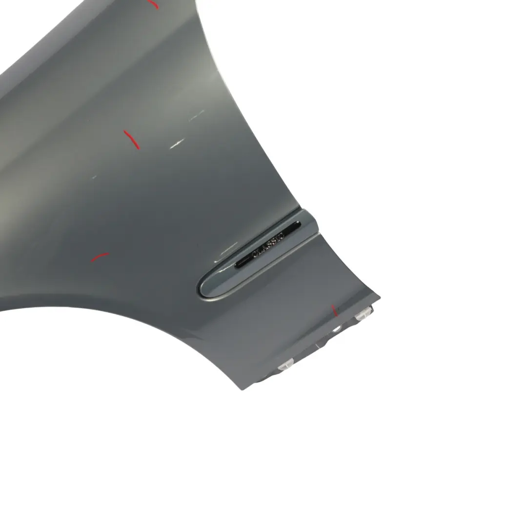 Mercedes W203 Side Panel Front Left N/S Wing Fender Perlite Grey Metallic - 747 - SKU A2038800318-PGR - Part number A2038800318