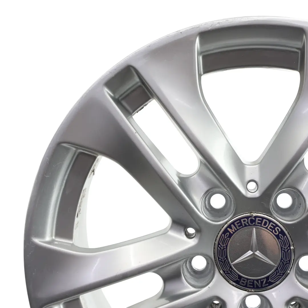  Llanta de aleación Mercedes W204 16" ET:43 7J 5 Radios dobles - SKU A2044017202-2 - Número de pieza A2044017202