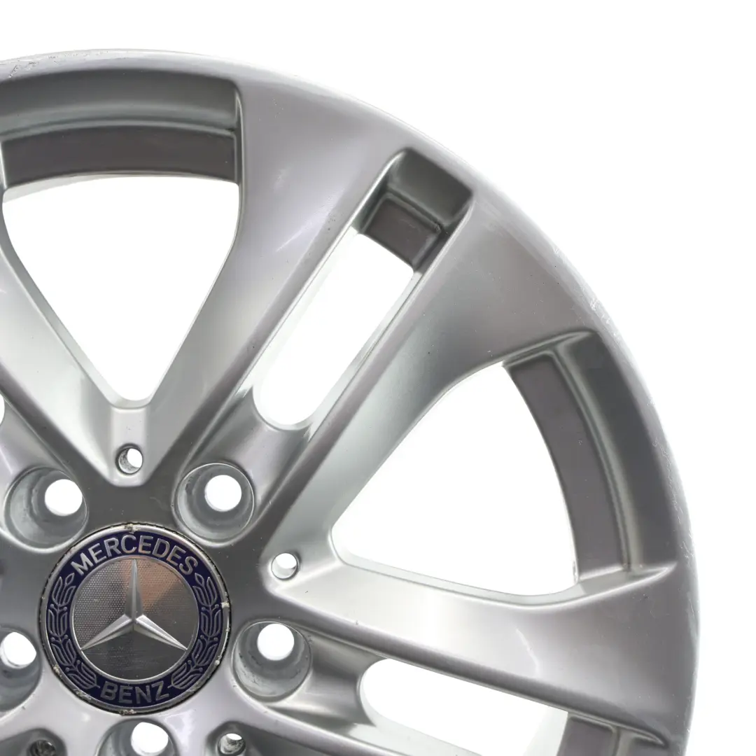Mercedes W204 Alloy Wheel Rim 16" ET:43 7J 5 Double Spoke - SKU A2044017202-2 - Part number A2044017202