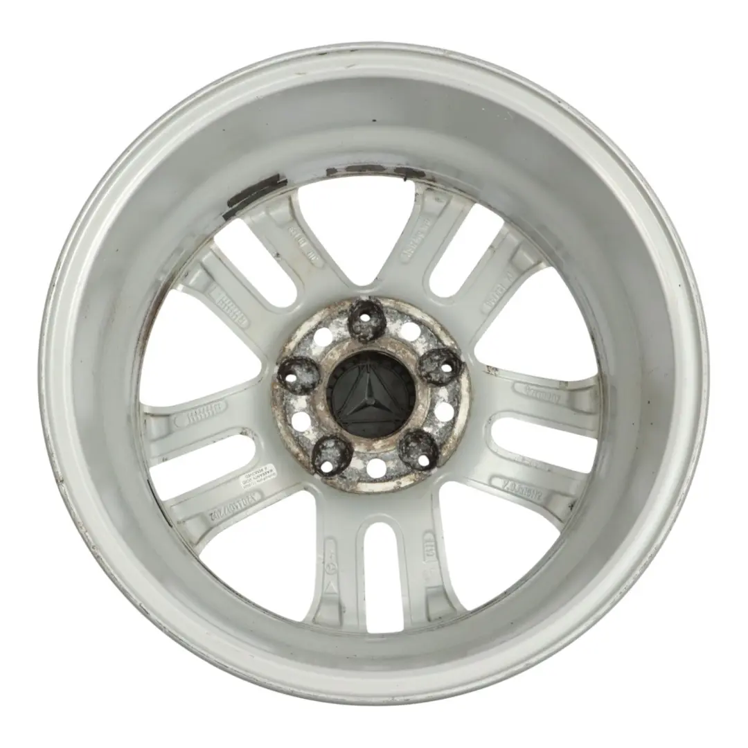 Mercedes W204 Argento Cerchio In Lega 16" ET:43 7J 5 Doppie Razze - SKU A2044017202-3 - Numero di parte A2044017202