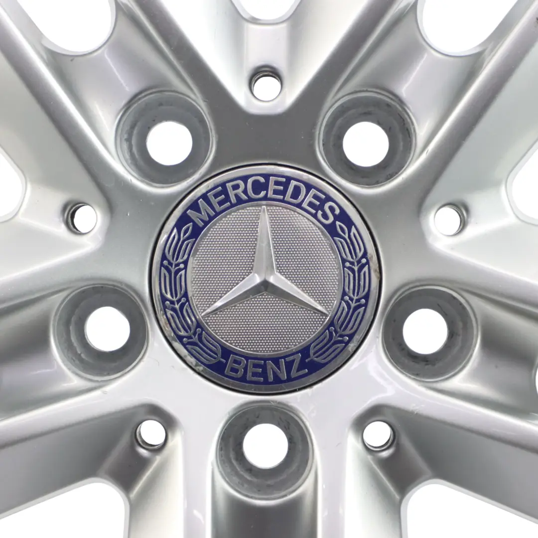 Mercedes W204 Srebrna Felga Aluminiowa 16" ET:43 7J - SKU A2044017202-3 - Numer Części A2044017202