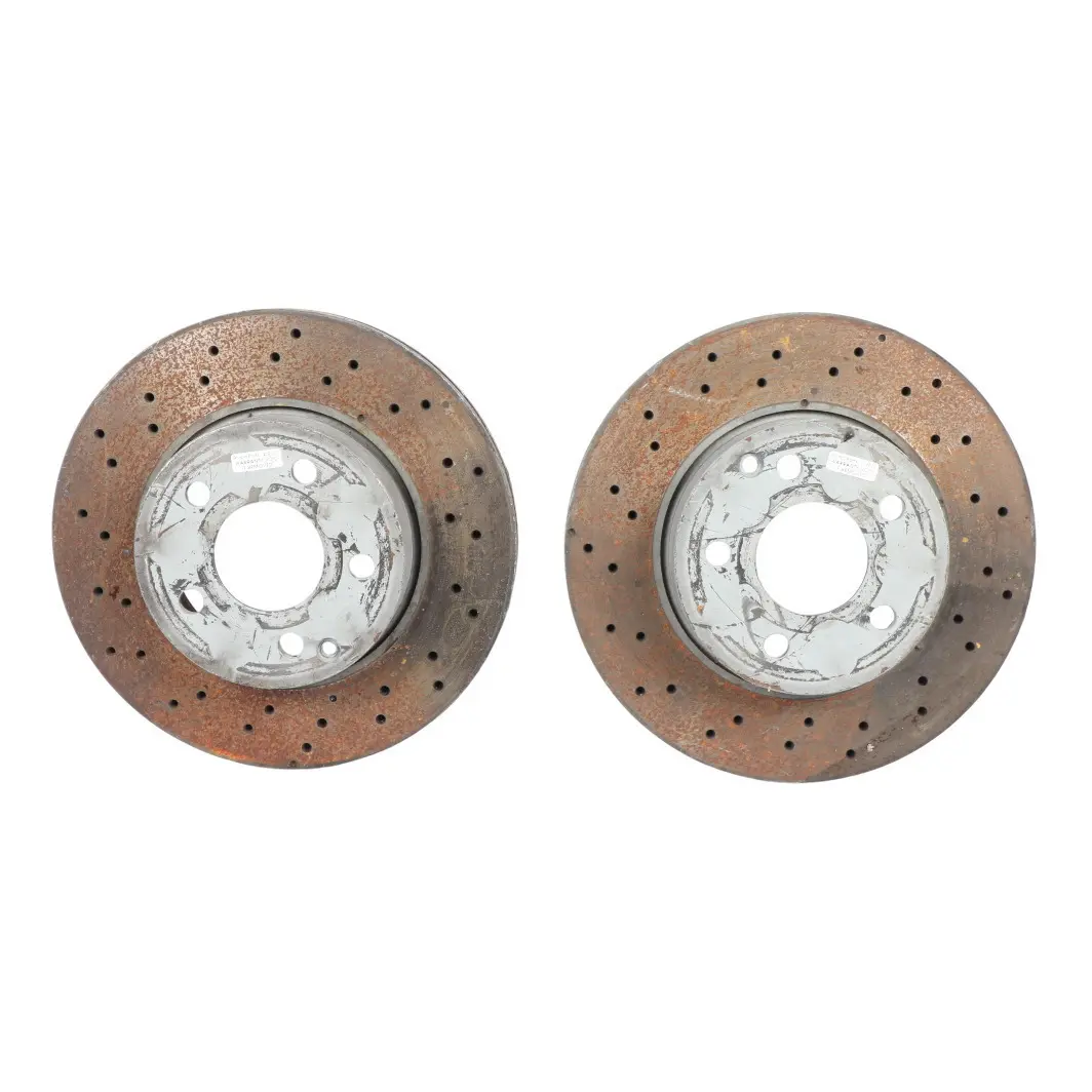 Mercedes W204 Front Brake Disc Wheel Brake Unit Left Right N/O/S Set - SKU A2044213612-3 - Part number A2044213612