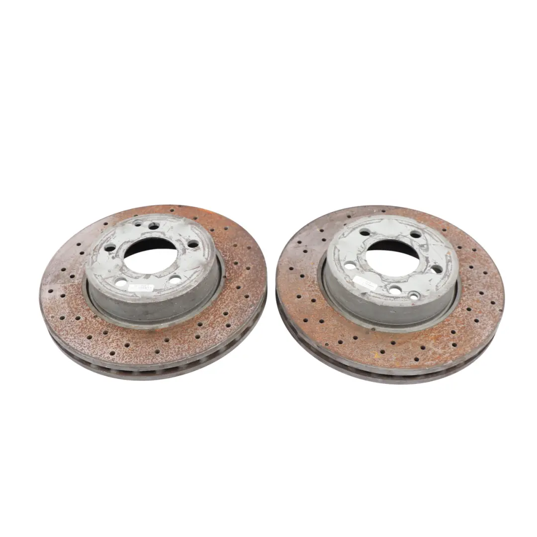 Mercedes W204 Front Brake Disc Wheel Brake Unit Left Right N/O/S Set - SKU A2044213612-3 - Part number A2044213612