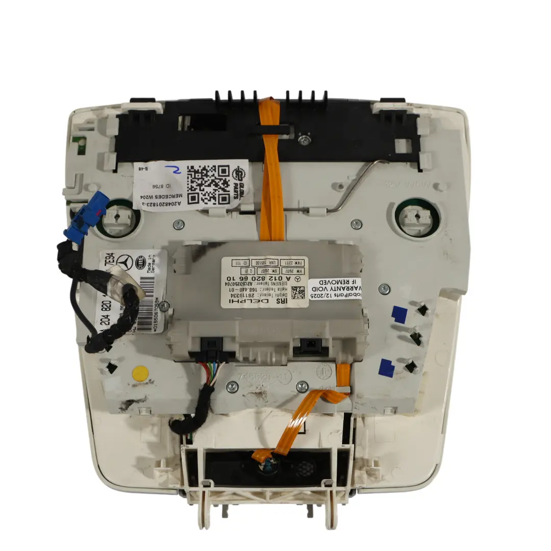 W207 Techo Panel Luz Interruptor Interior Delantero para Mercedes W204 con número de pieza A2048201823 Mercedes W204 W207 Techo Panel Luz Interruptor Interior Delantero - SKU A2048201823-2 - Número de pieza A2048201823