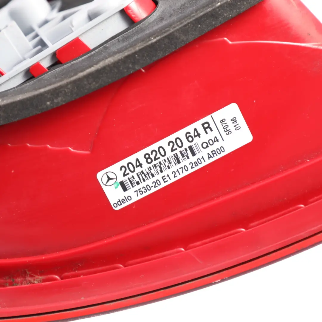 Light Tail Light Lamp Side Panel Right O/S to Mercedes W204 Rear with Part number A2048202064 Mercedes W204 Rear Light Tail Light Lamp Side Panel Right O/S - SKU A2048202064-1 - Part number A2048202064