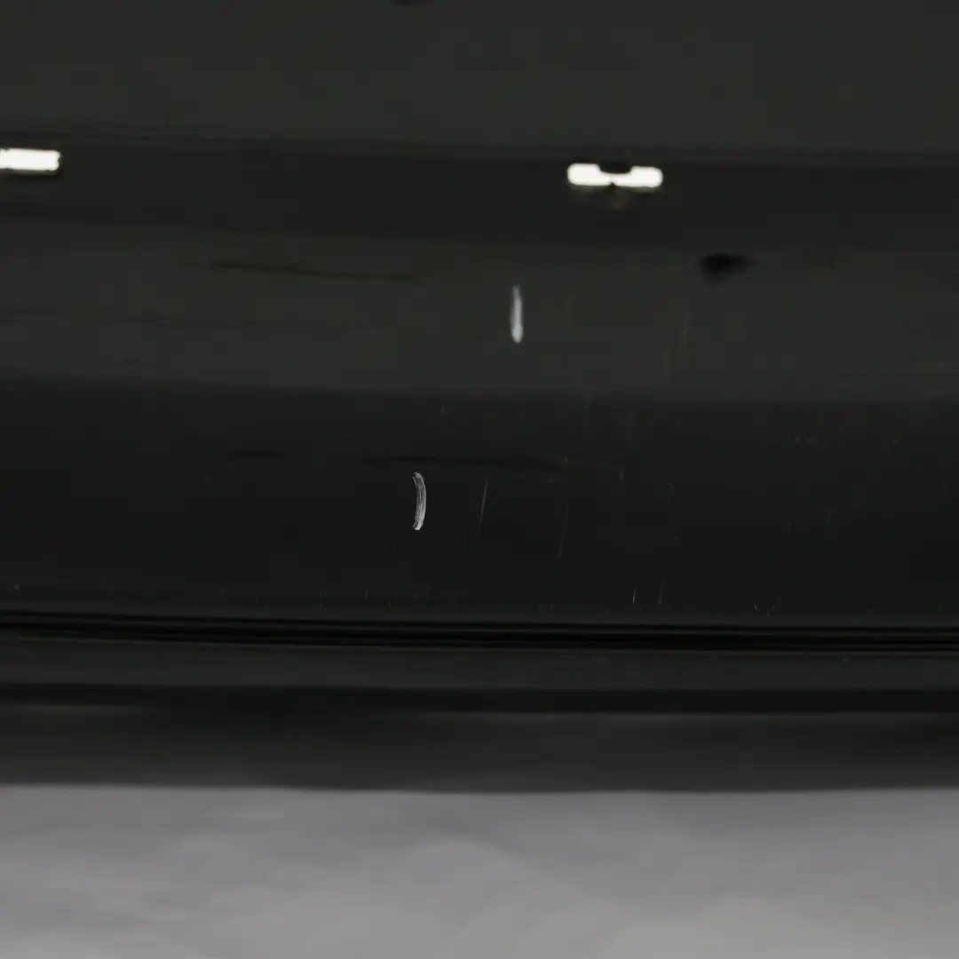 Bumper Avantgarde Trim Panel Obsidian Black Metallic - 197 to Mercedes W204 Rear with Part number A2048807940 Mercedes W204 Rear Bumper Avantgarde Trim Panel Obsidian Black Metallic - 197 - SKU A2048807940-OB - Part number A2048807940