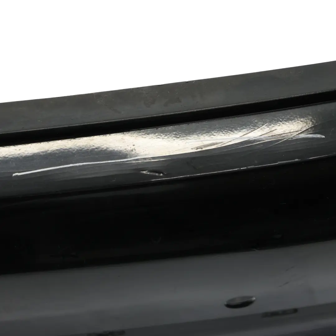 Bumper Avantgarde Trim Panel Obsidian Black Metallic - 197 to Mercedes W204 Rear with Part number A2048807940 Mercedes W204 Rear Bumper Avantgarde Trim Panel Obsidian Black Metallic - 197 - SKU A2048807940-OB - Part number A2048807940