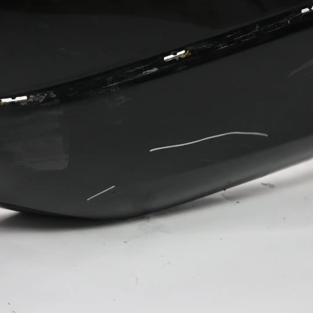 Bumper Avantgarde Trim Panel Obsidian Black Metallic - 197 to Mercedes W204 Rear with Part number A2048807940 Mercedes W204 Rear Bumper Avantgarde Trim Panel Obsidian Black Metallic - 197 - SKU A2048807940-OB - Part number A2048807940