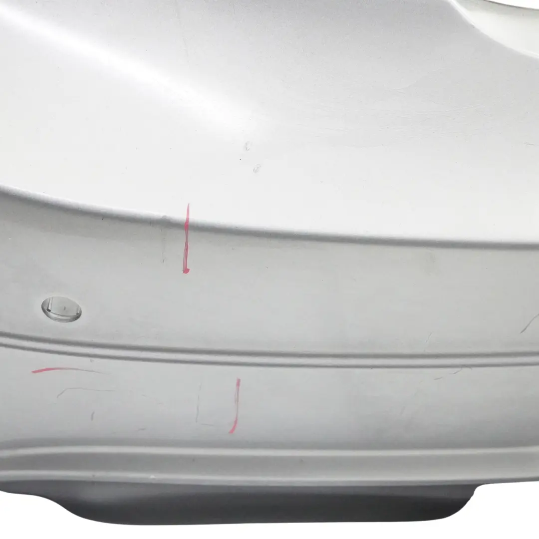 Bumper Trim Panel Cover Palladium Silver Metallic - 792 to Mercedes W204 Rear with Part number A2048809347 Mercedes W204 Rear Bumper Trim Panel Cover Palladium Silver Metallic - 792 - SKU A2048809347-PAL1 - Part number A2048809347