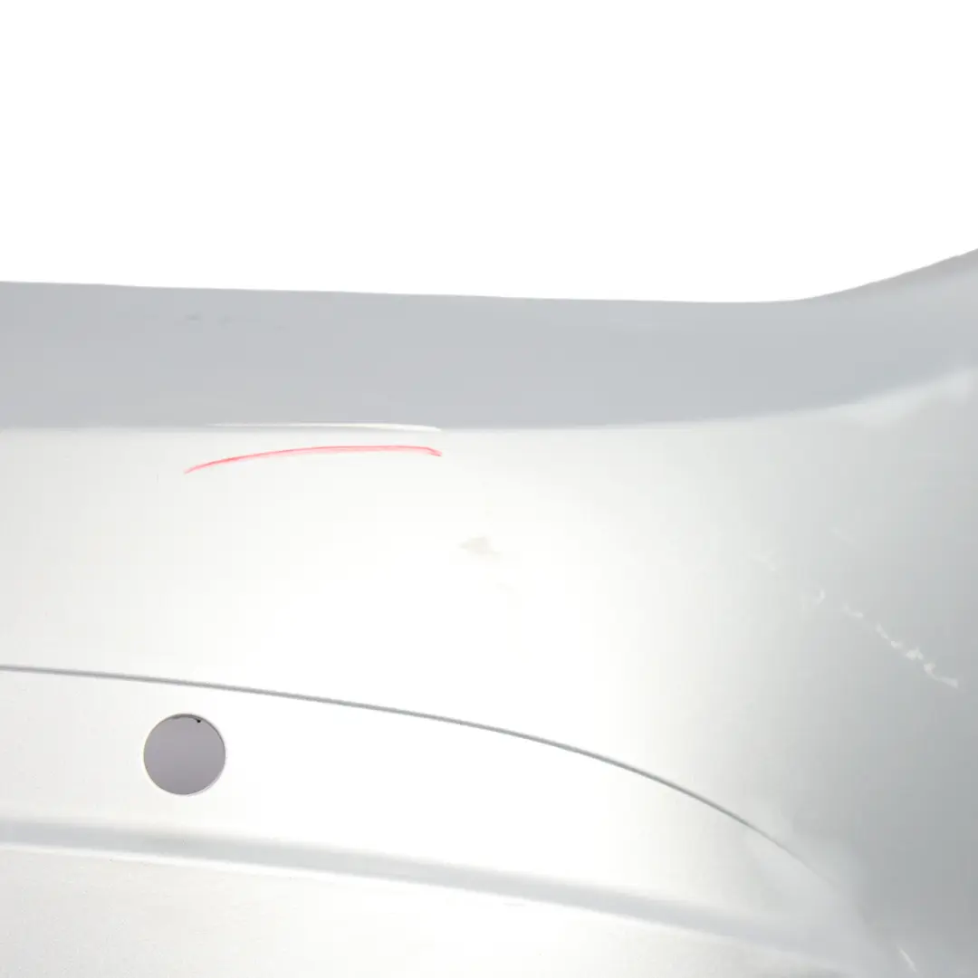 Mercedes W204 Rear Bumper Trim Panel Iridium Silver Metallic - 775 - SKU A2048853025-IRS - Part number A2048853025