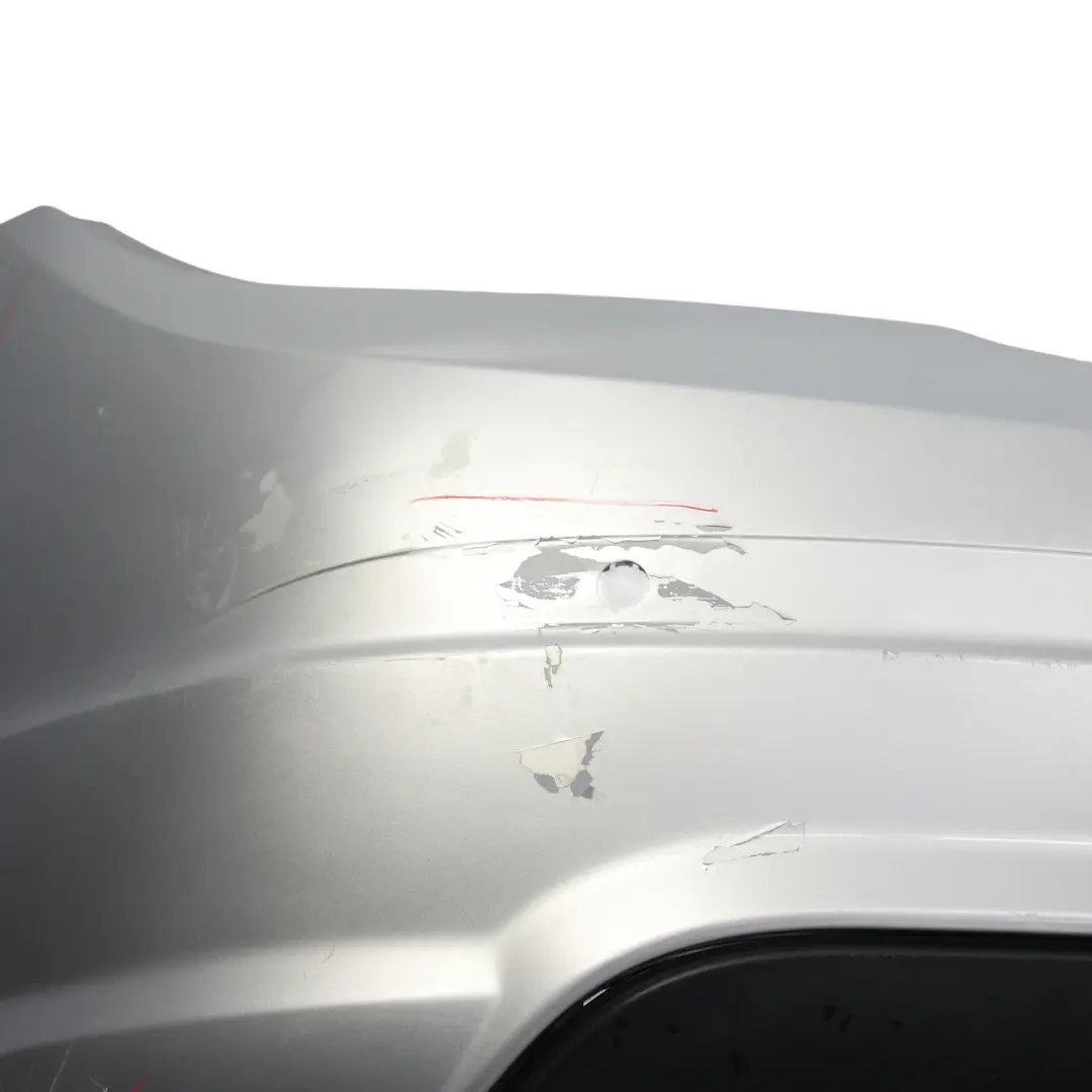 Mercedes W204 Rear Bumper Trim Panel Iridium Silver Metallic - 775 - SKU A2048853025-IRS - Part number A2048853025