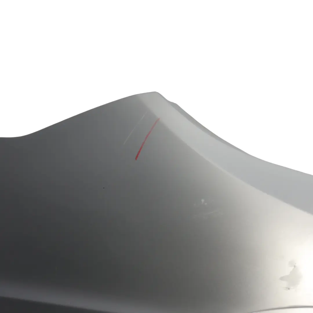 Mercedes W204 Rear Bumper Trim Panel Iridium Silver Metallic - 775 - SKU A2048853025-IRS - Part number A2048853025