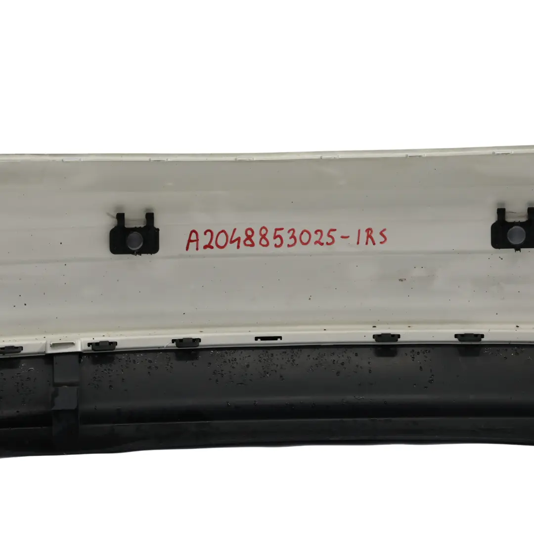 Tylny Zderzak Iridium Silver Srebrny Metalik - 775 do Mercedes W204 o numerze A2048853025 Mercedes W204 Tylny Zderzak Iridium Silver Srebrny Metalik - 775 - SKU A2048853025-IRS - Numer Części A2048853025