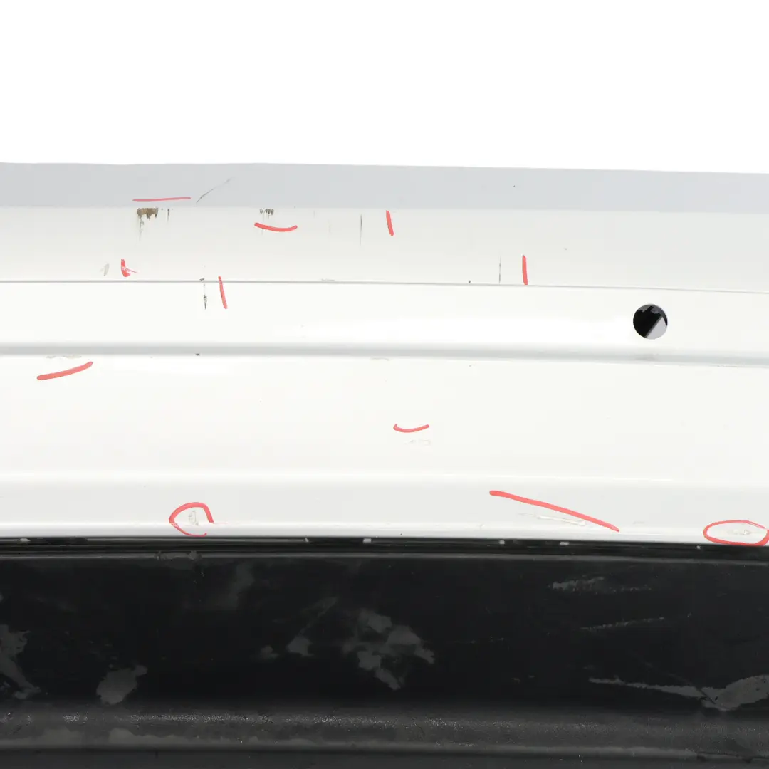 Bumper Trim Panel Iridium Silver Metallic - 775 to Mercedes W204 Rear with Part number A2048853025 Mercedes W204 Rear Bumper Trim Panel Iridium Silver Metallic - 775 - SKU A2048853025-IRS1 - Part number A2048853025