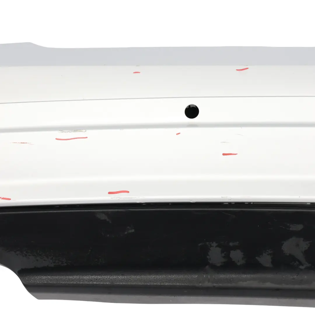 Bumper Trim Panel Iridium Silver Metallic - 775 to Mercedes W204 Rear with Part number A2048853025 Mercedes W204 Rear Bumper Trim Panel Iridium Silver Metallic - 775 - SKU A2048853025-IRS1 - Part number A2048853025