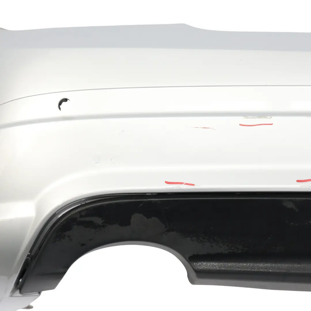 Mercedes W204 Rear Bumper Trim Panel Iridium Silver Metallic - 775 - SKU A2048853025-IRS1 - Part number A2048853025