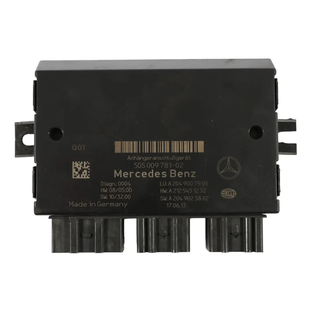 Mercedes W205 Moduł Sterownik Haka Holowniczego ECU HELLA - SKU A2049007905 - Numer Części A2049007905