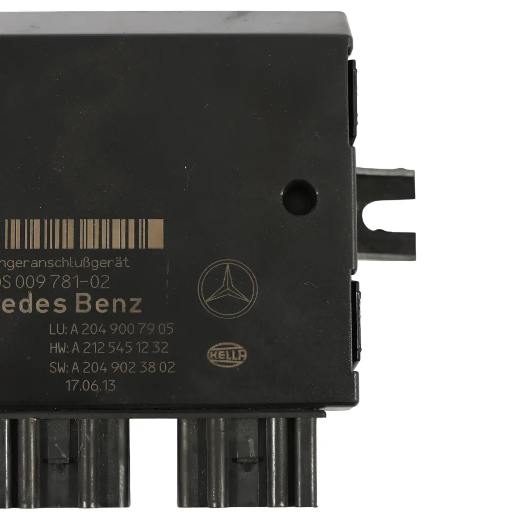 Mercedes W205 Towbar Trailer Hitch Control Module Unit ECU HELLA - SKU A2049007905 - Part number A2049007905