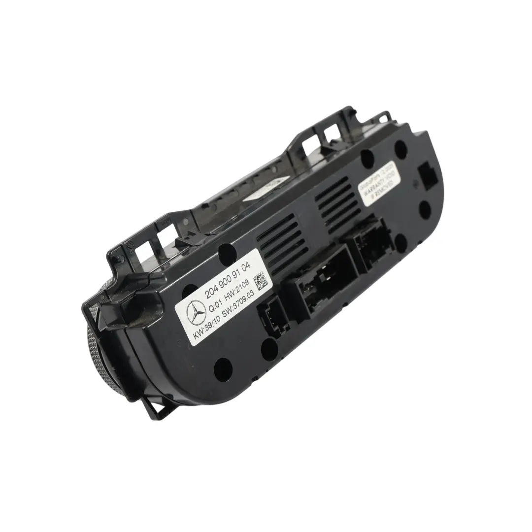 Panneau de Contrôle de Climatisation Interrupteur pour Mercedes W204 à propos du numéro de pièce A2049009104 Mercedes W204 Panneau de Contrôle de Climatisation Interrupteur - SKU A2049009104-1 - Numéro de pièce A2049009104