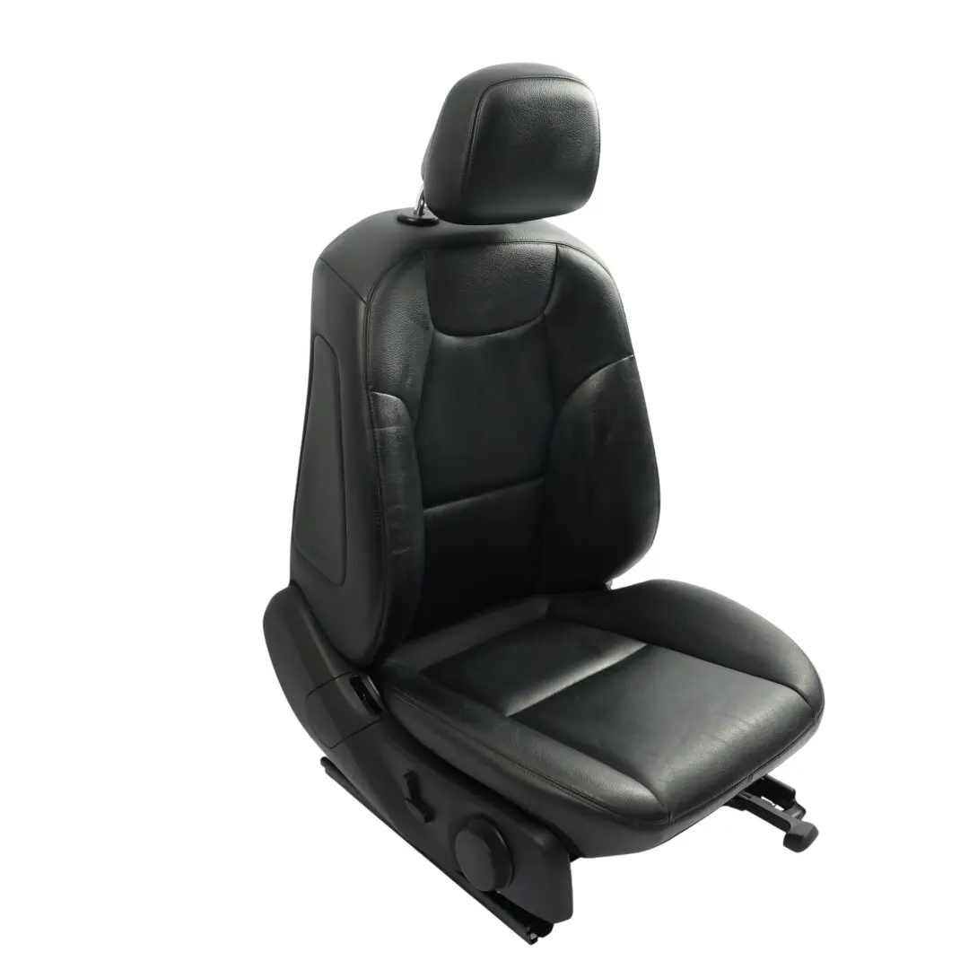 Fotel Prawy Przód Grzany Sport Czarny Skóra Elektryczny do Mercedes W204 o numerze A2049101493 Mercedes W204 Fotel Prawy Przód Grzany Sport Czarny Skóra Elektryczny - SKU A2049101493-2 - Numer Części A2049101493