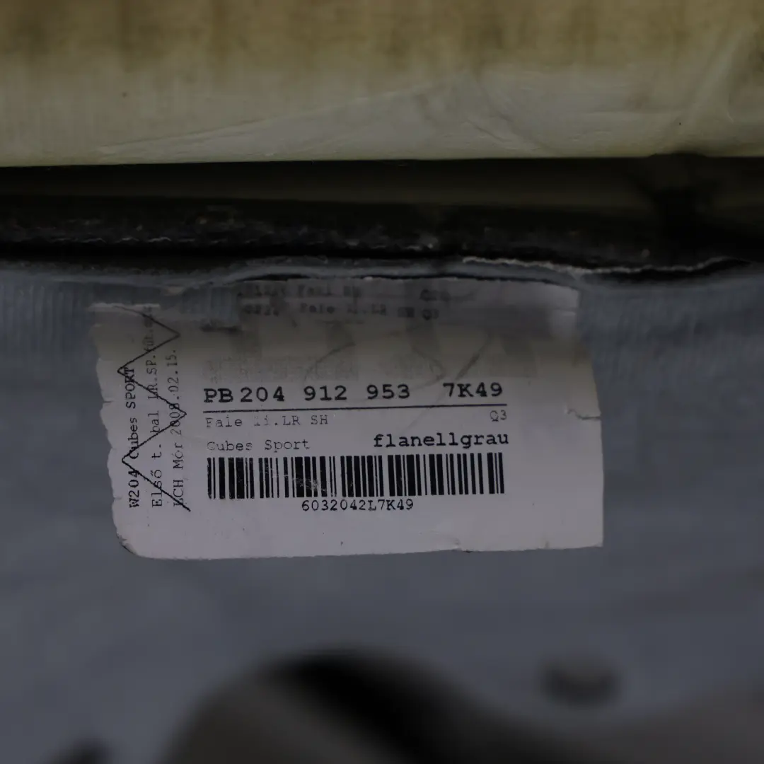 Asiento Delantero Sport Respaldo Calefactable Cuero Gris Izquierdo para Mercedes W204 con número de pieza A2049102347 Mercedes W204 Asiento Delantero Sport Respaldo Calefactable Cuero Gris Izquierdo - SKU A2049102347-10 - Número de pieza A2049102347