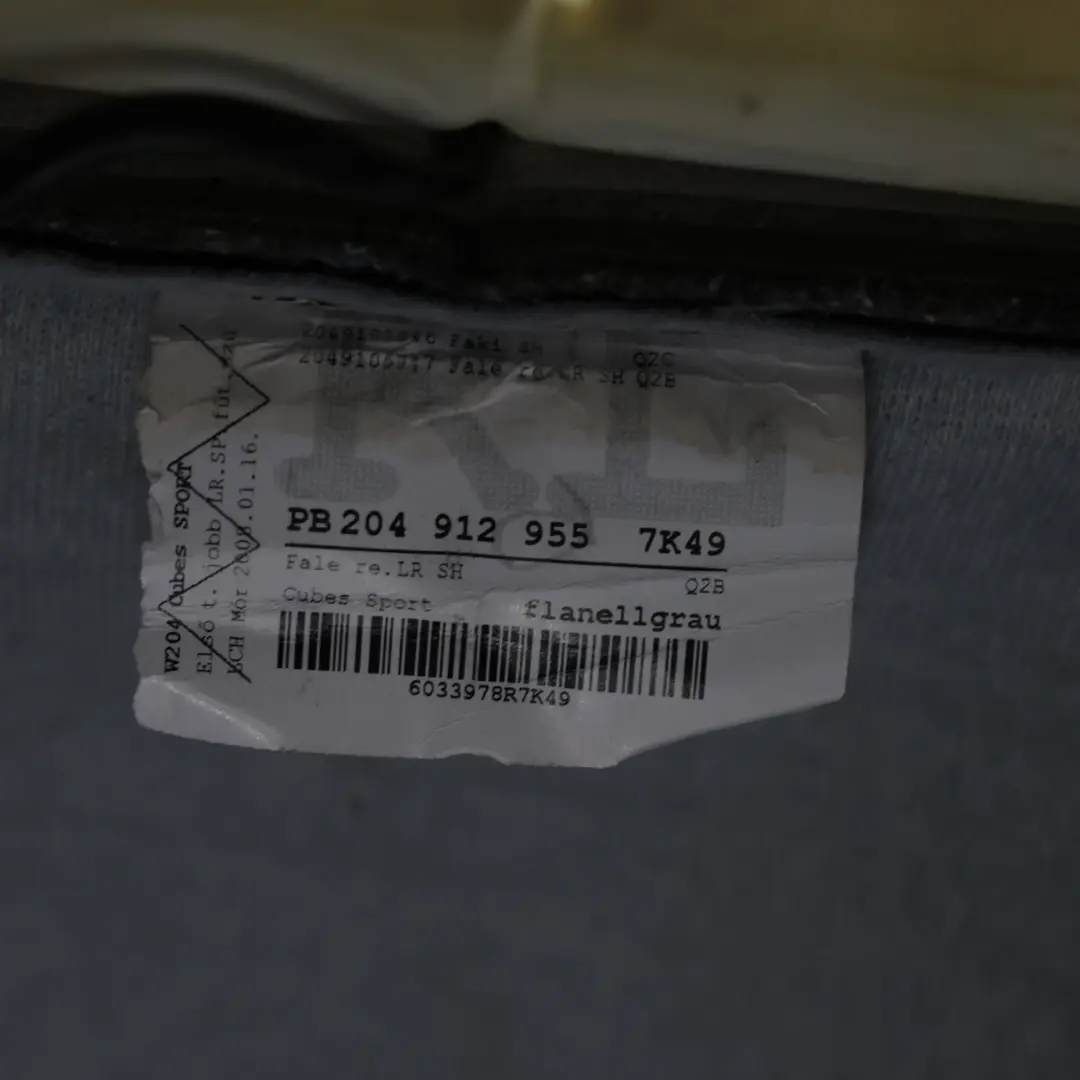 Oparcie Fotela Przedniego Sport Grzane Skóra Prawe Przód do Mercedes W204 o numerze A2049102447 Mercedes W204 Oparcie Fotela Przedniego Sport Grzane Skóra Prawe Przód - SKU A2049102447-2 - Numer Części A2049102447