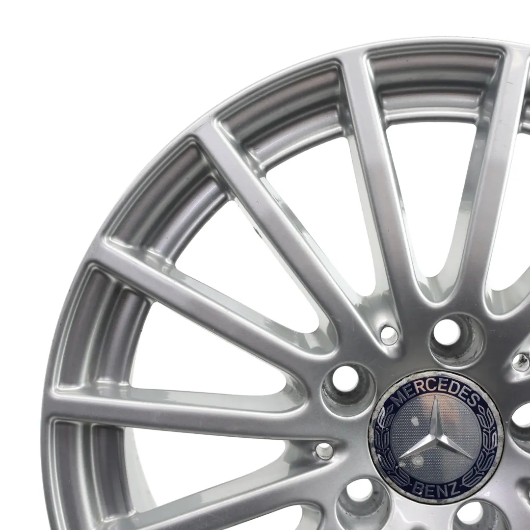 Mercedes W205 Silver Wheel Alloy Rim 16" 6,5J ET:38 15 Spoke - SKU A2054012502-4 - Part number A2054012502