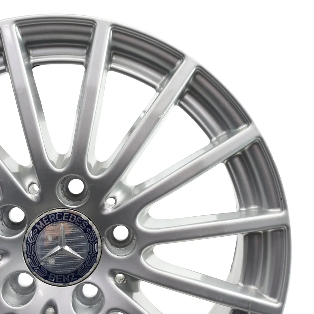 Mercedes W205 Silver Wheel Alloy Rim 16" 6,5J ET:38 15 Spoke - SKU A2054012502-4 - Part number A2054012502