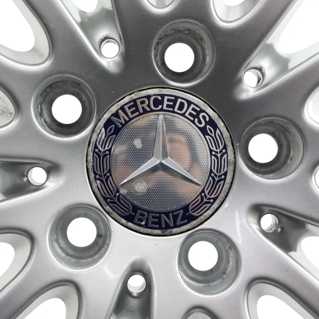 Mercedes W205 Silver Wheel Alloy Rim 16" 6,5J ET:38 15 Spoke - SKU A2054012502-4 - Part number A2054012502