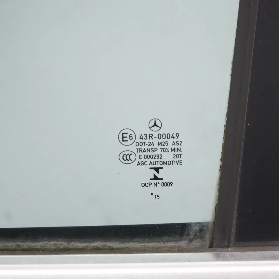 Door Rear Left N/S Iridium Silver Metallic - 775 to Mercedes S205 Estate with Part number A2057300305 Mercedes S205 Estate Door Rear Left N/S Iridium Silver Metallic - 775 - SKU A2057300305-IRS - Part number A2057300305