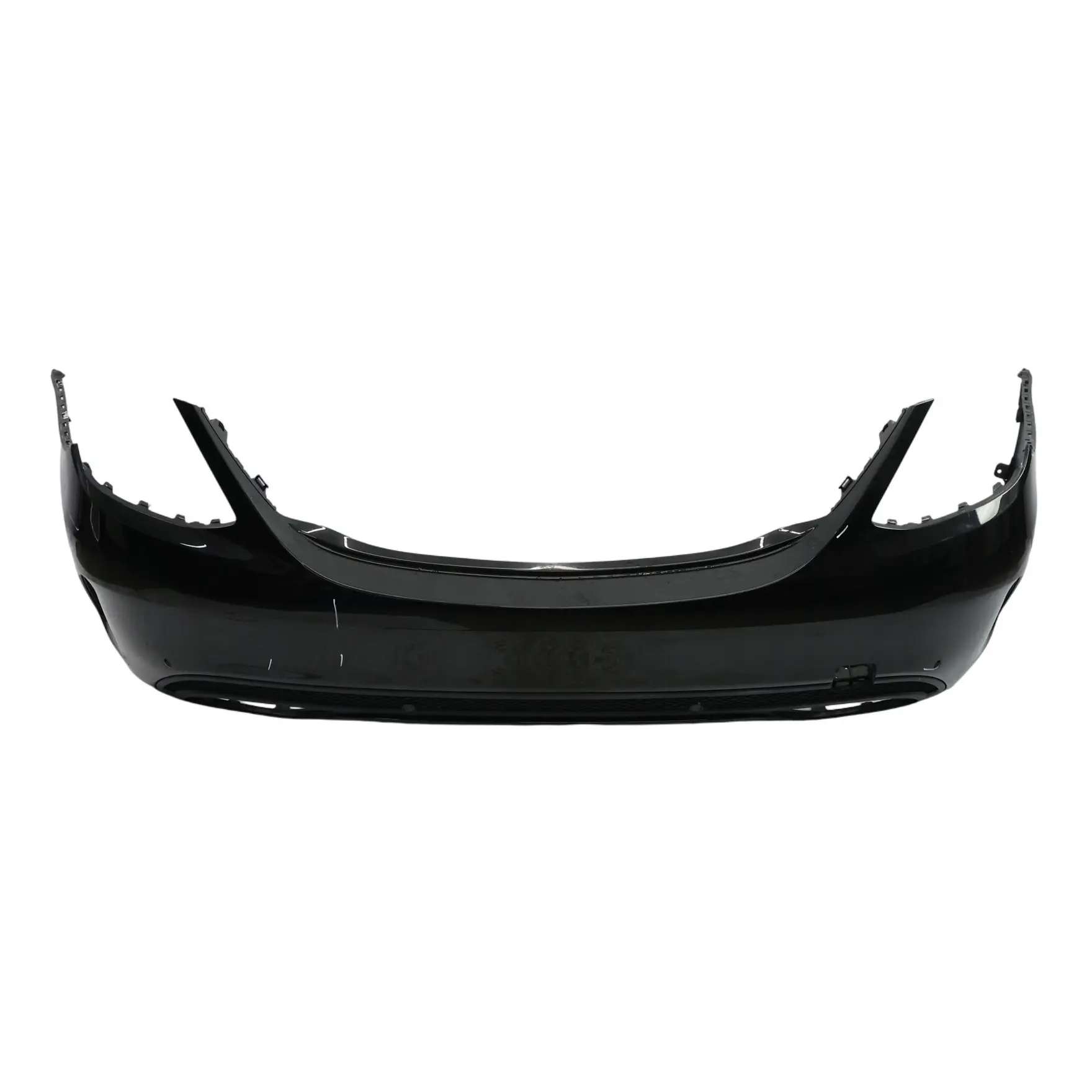Mercedes W205 Bumper Rear Trim Panel AMG Obsidian Black Metallic - 197
