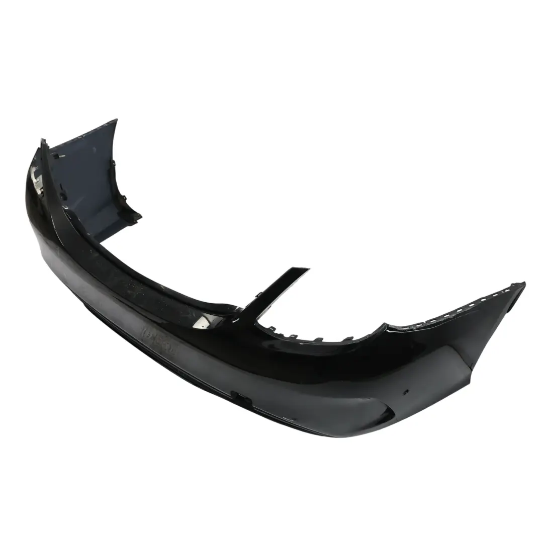 Mercedes W205 Bumper Rear Trim Panel AMG Obsidian Black Metallic - 197 - SKU A2058856038-OB - Part number A2058856038