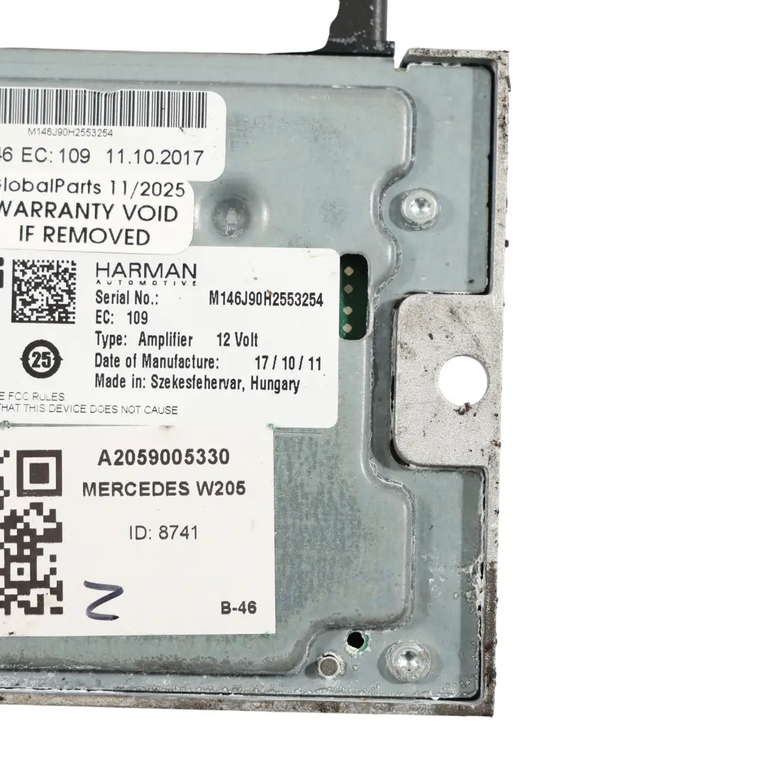 W253 AMG Engine Sound Amplifier Control Unit to Mercedes W205 with Part number A2059005330 Mercedes W205 W253 AMG Engine Sound Amplifier Control Unit - SKU A2059005330 - Part number A2059005330