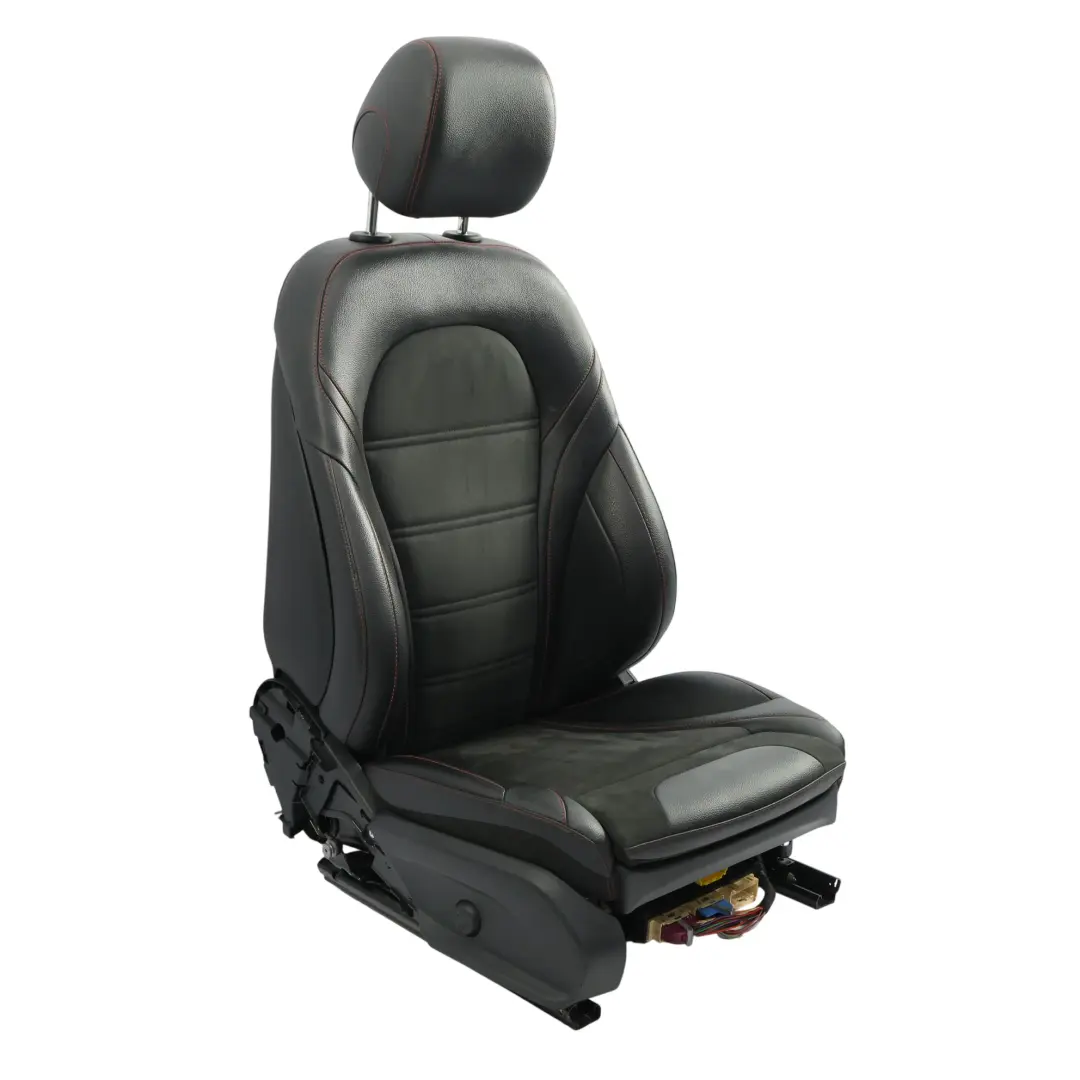 Front Seat Heated Memory Leather Alcantara Black Right O/S to Mercedes W205 with Part number A2059109712 Mercedes W205 Front Seat Heated Memory Leather Alcantara Black Right O/S - SKU A2059109712-1 - Part number A2059109712