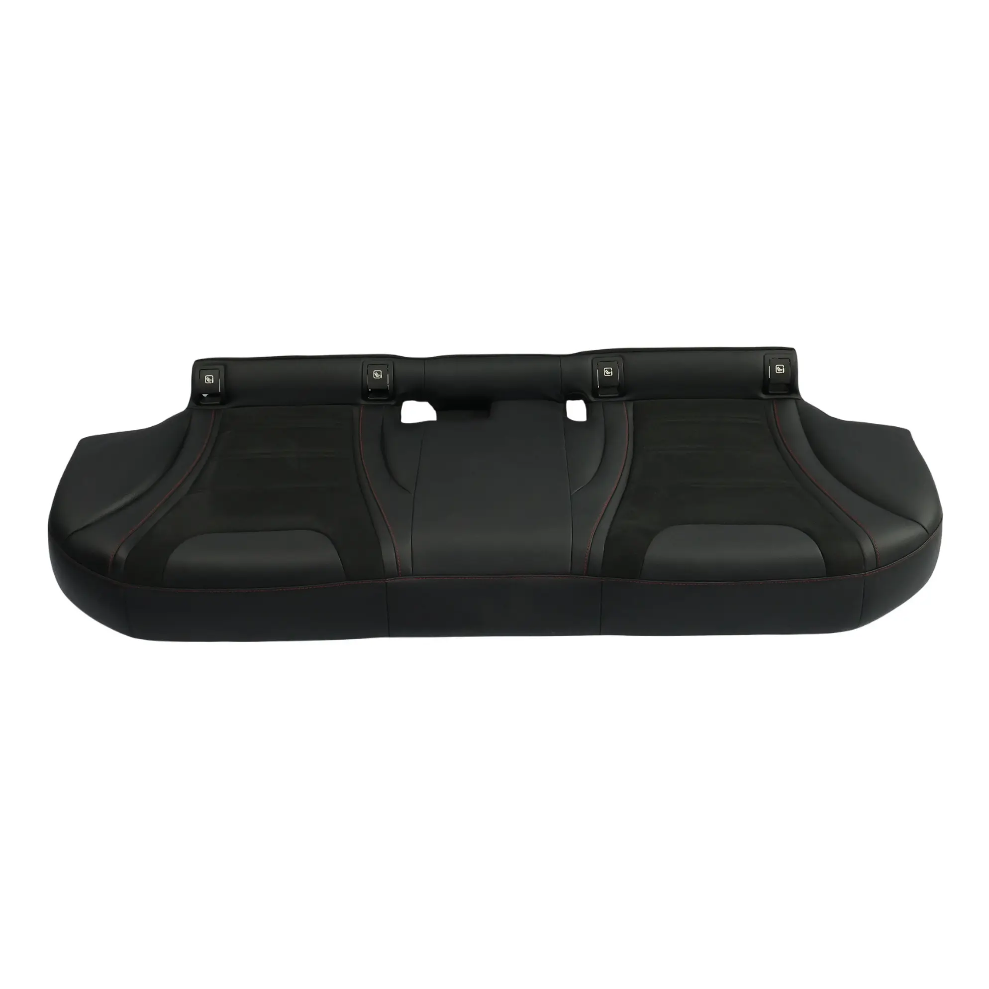 Mercedes W205 Rear Seat Base Bench Sofa Leather Alcantara Black A2059207305