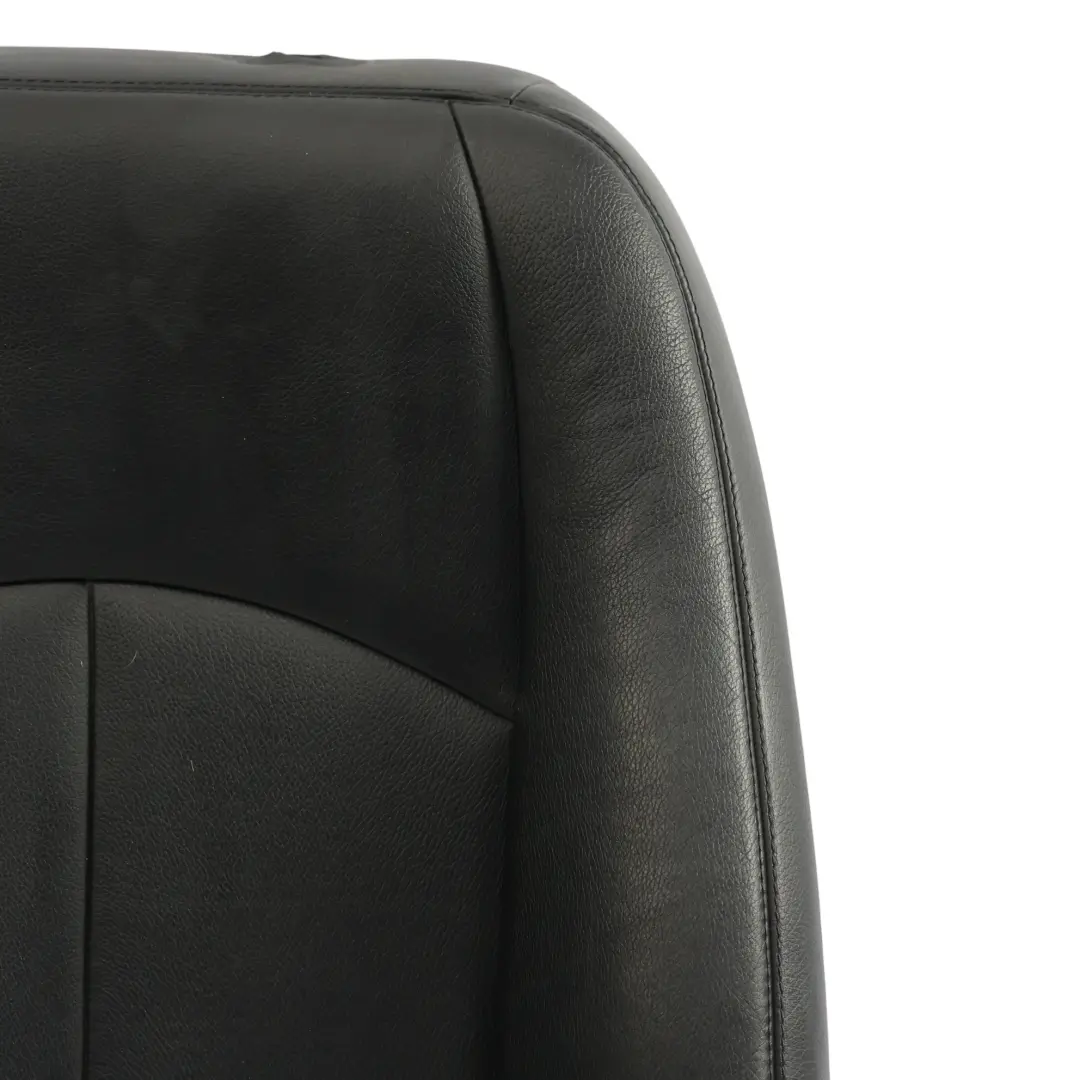 Backrest Heated Leather Semi Aniline Black Front Left N/S to Mercedes W211 Seat with Part number A2119109593 Mercedes W211 Seat Backrest Heated Leather Semi Aniline Black Front Left N/S - SKU A2119109593 - Part number A2119109593