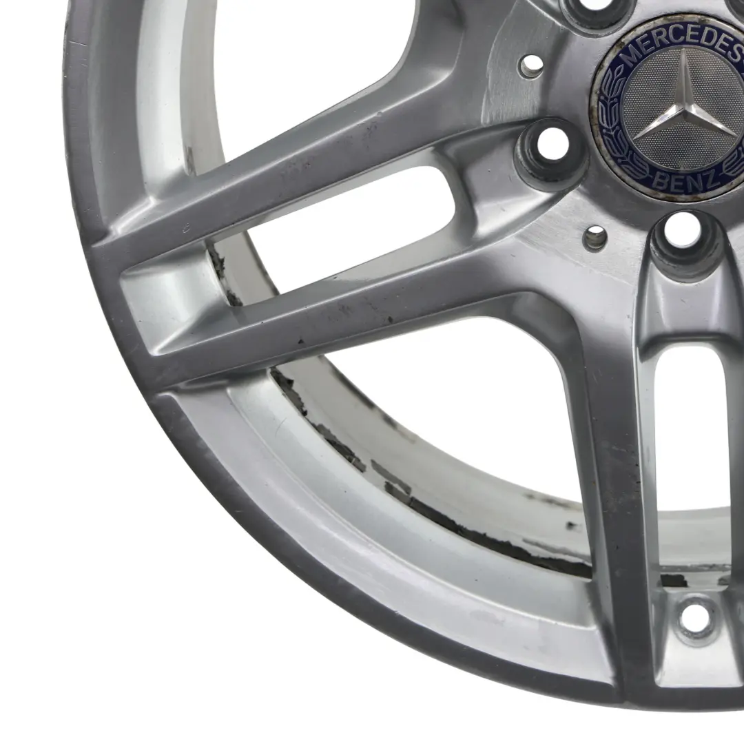 W207 W212 AMG Srebrna Felga Aluminiowa 18" ET:48 8.5J do Mercedes o numerze A2124010300 Mercedes W207 W212 AMG Srebrna Felga Aluminiowa 18" ET:48 8.5J - SKU A2124010300-6 - Numer Części A2124010300