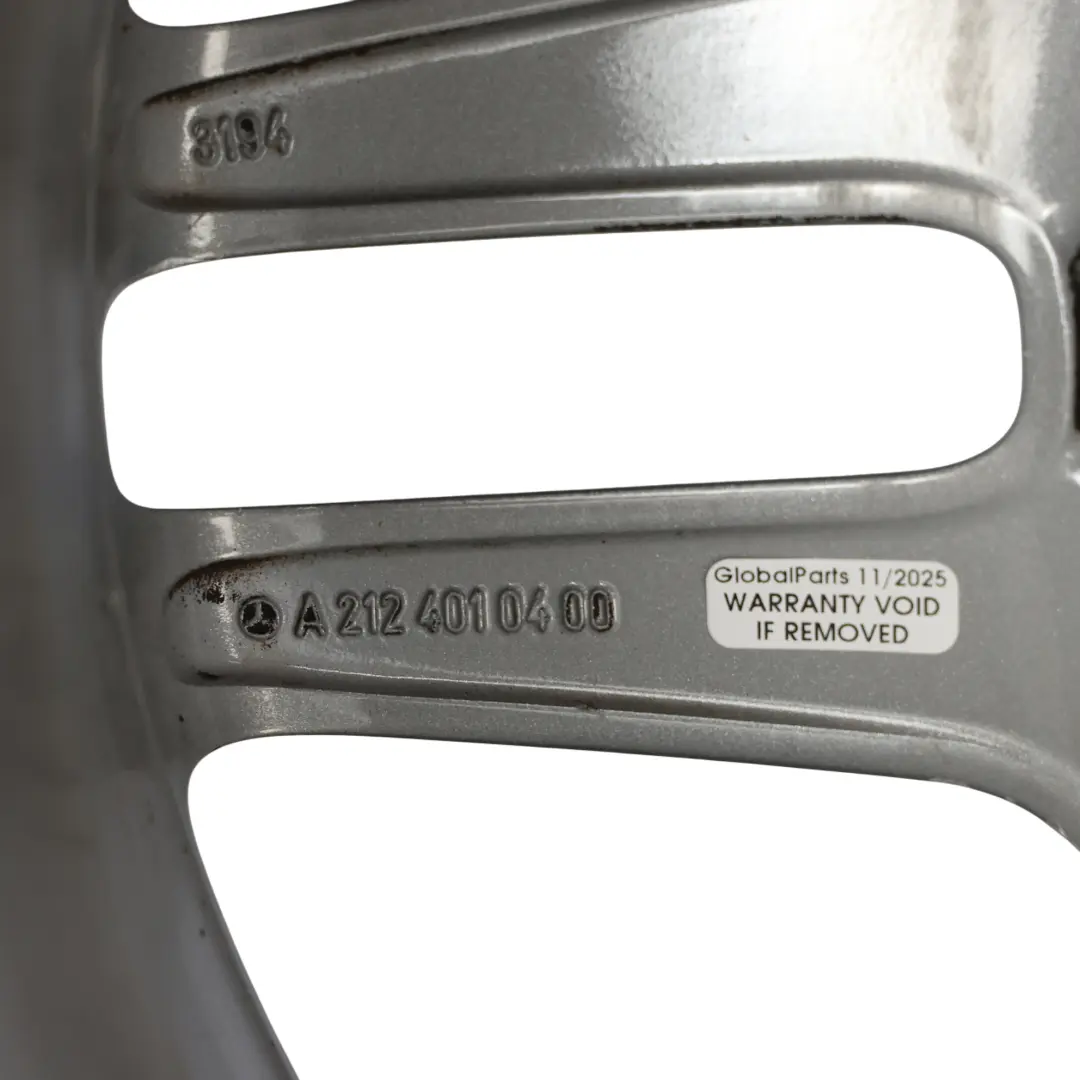 Mercedes W212 AMG Hinten Rad Legierung Felge 18" ET:54 9J - SKU A2124010400-2 - Teilenummer A2124010400
