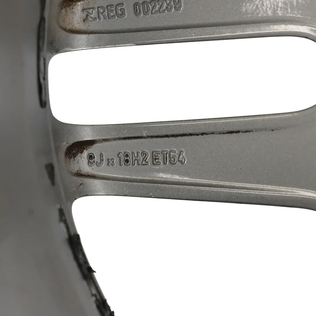 Mercedes W212 AMG Rear Wheel Alloy Rim 5-Double Spoke 18" ET:54 9J - SKU A2124010400-2 - Part number A2124010400