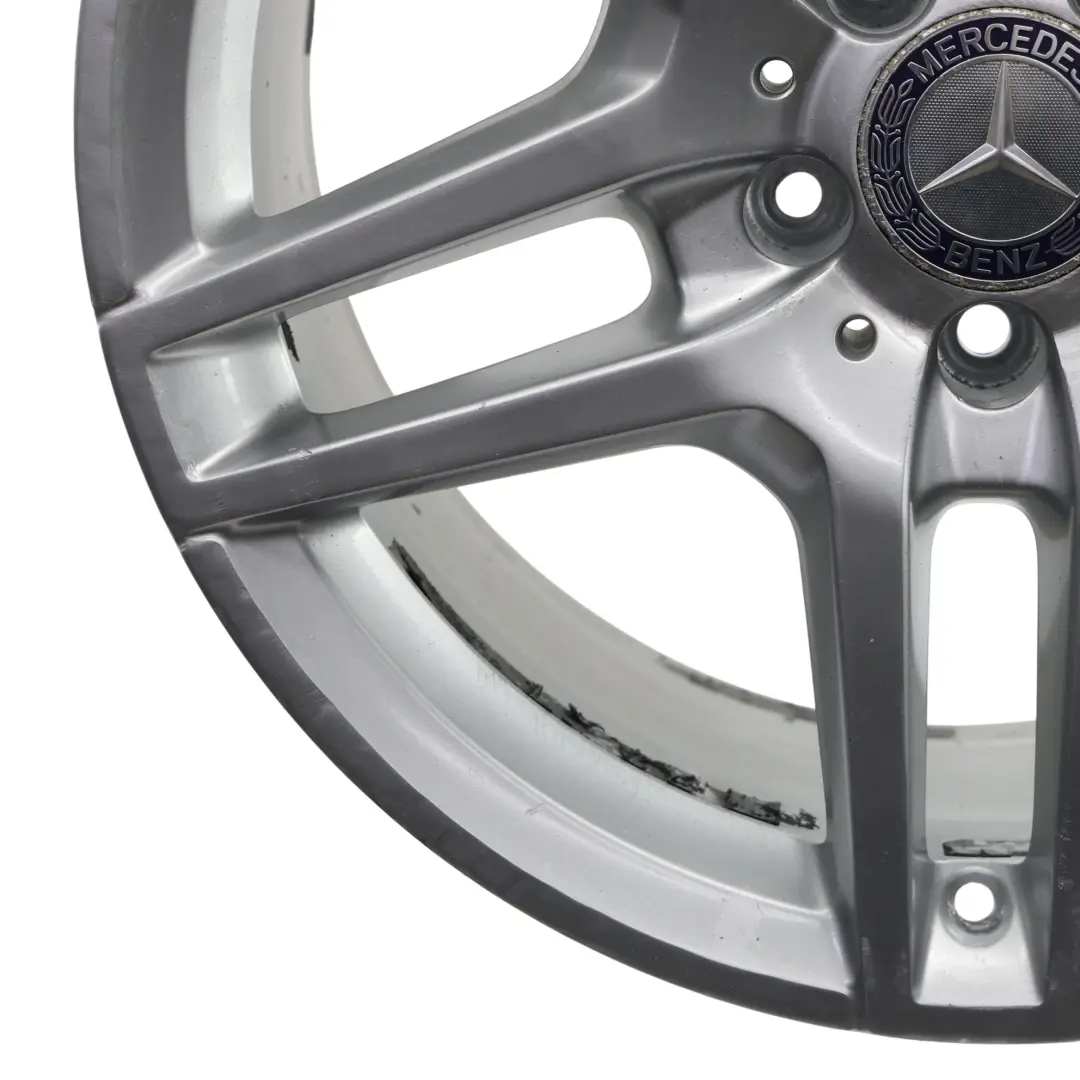 Alloy Rim 5-Double Spoke 18" ET:54 9J to Mercedes W212 AMG Rear Wheel with Part number A2124010400 Mercedes W212 AMG Rear Wheel Alloy Rim 5-Double Spoke 18" ET:54 9J - SKU A2124010400-2 - Part number A2124010400