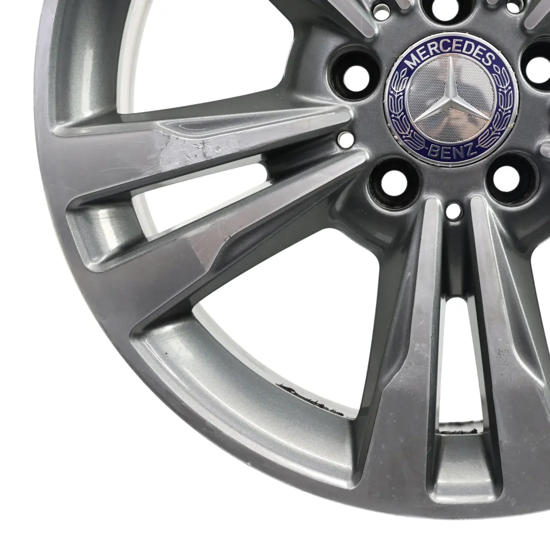 Mercedes W212 Jante Alliage 17" ET:48 8J 5 Double Rayon - SKU A2124015602-1 - Numéro de pièce A2124015602