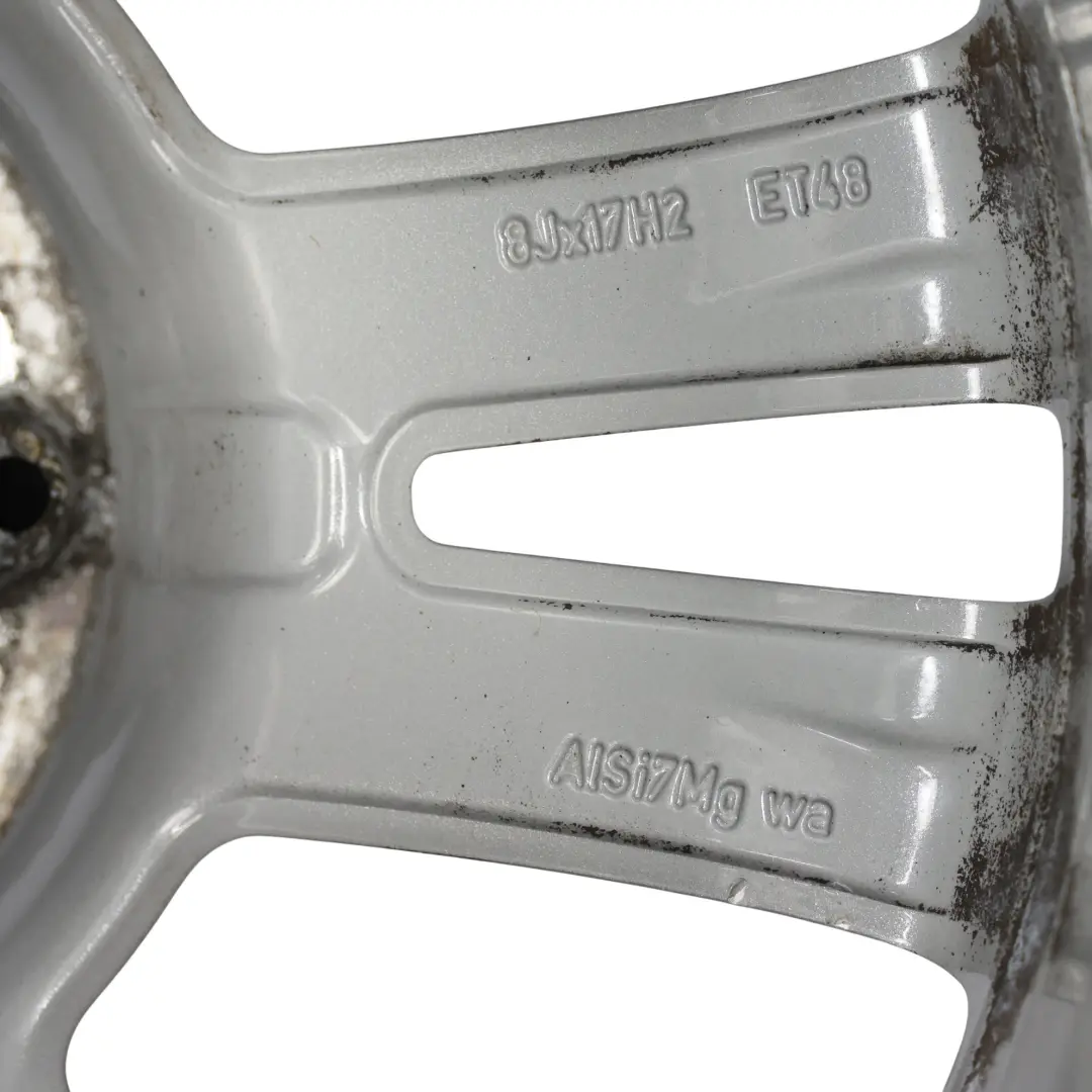 Cerchio in lega 17" ET:48 8J 5 Doppie razze per Mercedes W212 con numero di parte A2124015602 Mercedes W212 Cerchio in lega 17" ET:48 8J 5 Doppie razze - SKU A2124015602-2 - Numero di parte A2124015602